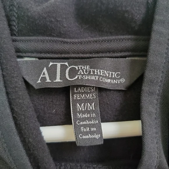 Long sleeve thumb hole fleece pullover hoodie, Size M - Picture 12 of 14